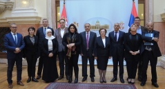 24 February 2015 The MPs in meeting with the Tunisian parliamentary delegation